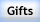 Gift items and ideas
